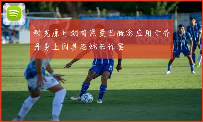 耐克原计划将黑曼巴概念应用于乔丹身上因其恐蛇而作罢